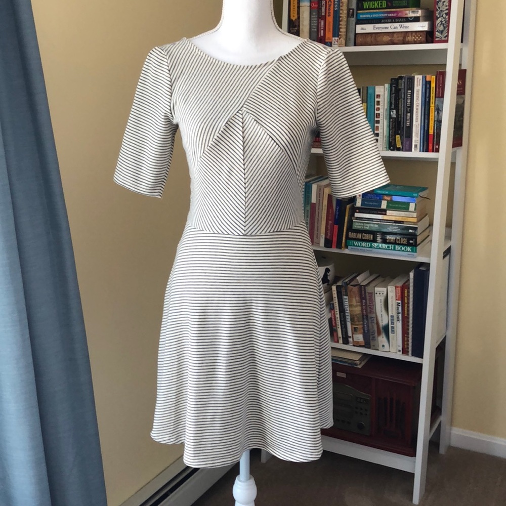 One Market Dress in Blue and White Stripe Size S